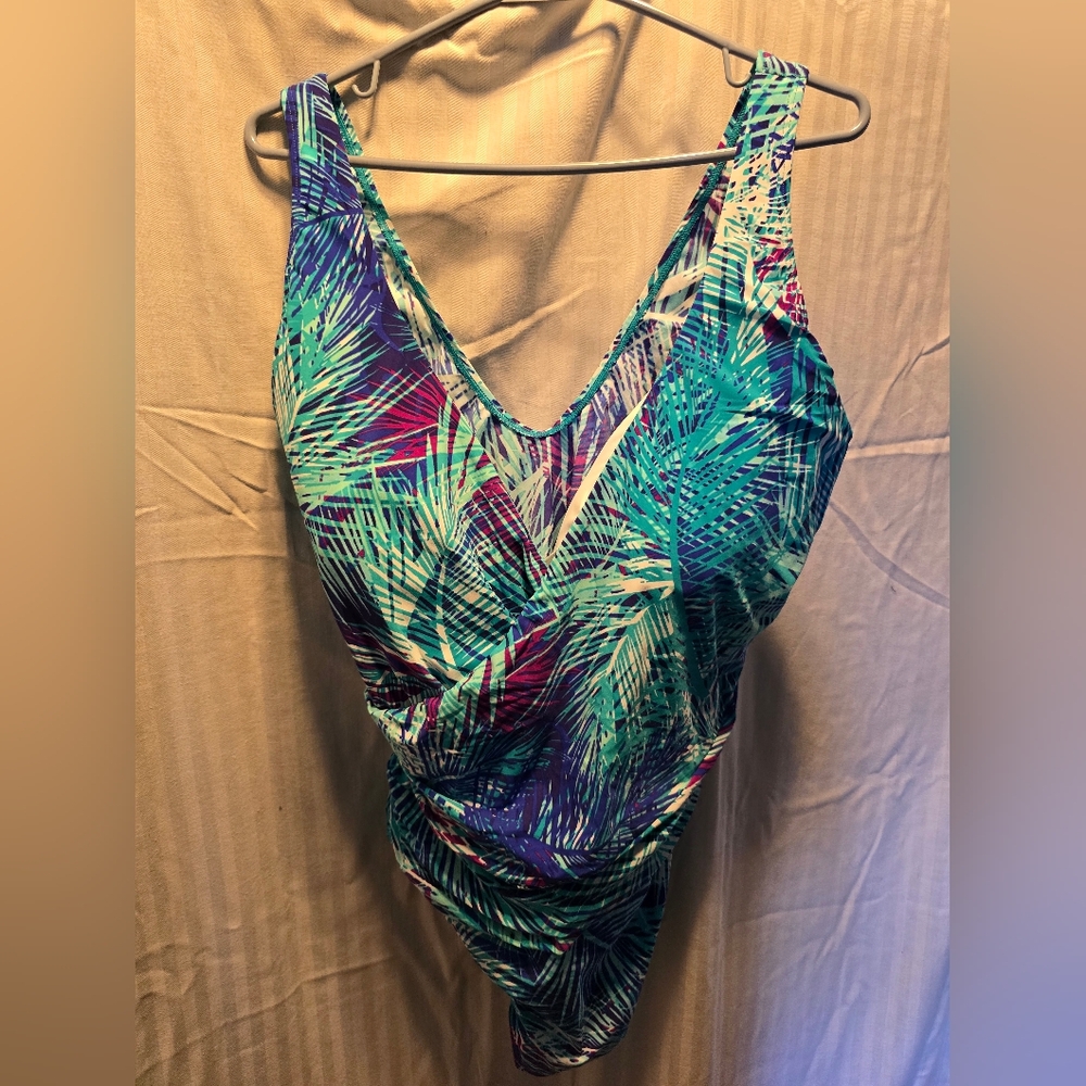 Tropical Print Swimsuit